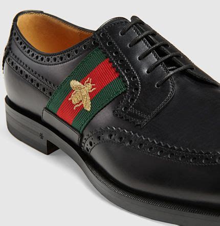 gucci leather lace up oxford shoes|gucci shoes formal.